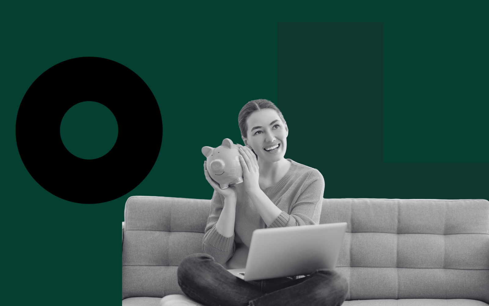 woman-sitting-on-couch-holding-piggy-bank-with-laptop